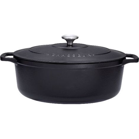 Sublime casseruola ovale in ghisa smaltata nera 33cm - PUC473301 - Chasseur