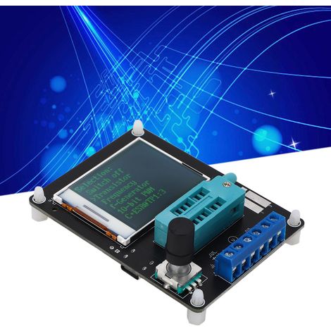 Neuer GM328A DC5V Transistortester, Kondensatoren, Induktivitäten, ESR, Voltmeter, Frequenzmesser, 1,77 Zoll TFT-Farbbildschirm (englische Version) (1/5)