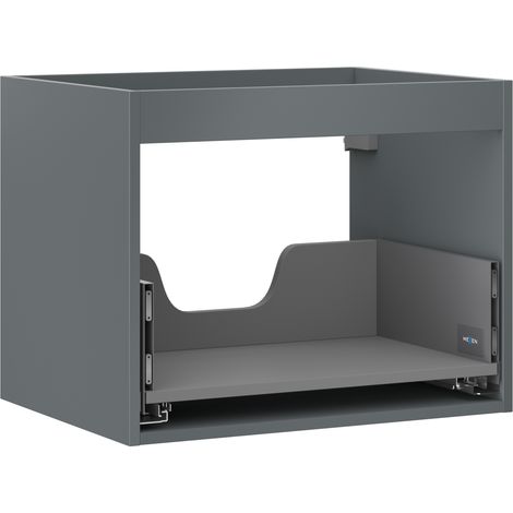 Mexen Box-A corpo dell'armadietto sottolavabo 60 cm, 1 cassetto, grafite opaco - 91AX0-0600-470-1-66 (1/4)