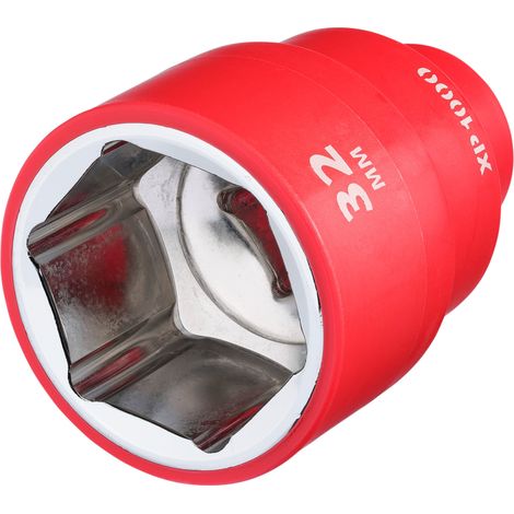 Draper 18046 XP1000 VDE Socket, 1/2"" Sq. Dr., 32mm