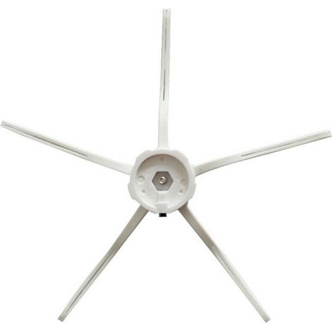 Accessory for robot vacuum cleaner: white five-pointed side brush, compatible with Mijia S6, S5, E35 and E2 models. (1/5)
