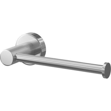 Colore Polished Chrome Industrial Style Wall Mounted Toilet Roll Holder (1/5)