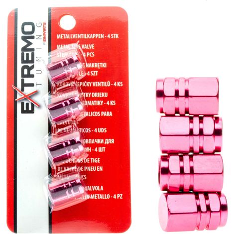 EPTUNING051 Ventilkappen aus Aluminium - rosa Ventilkappen (1/5)