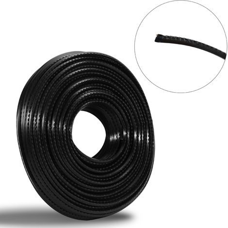 3,0 mm, 60 Meter professionelle, hochwertige Nylon-Sägezahn-Trimmerschnur für Freischneider, Rasentrimmer und Rasenmäher (1/5)
