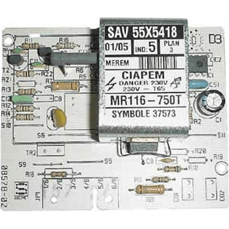 CARTE PUISSANCE MR116 BR 55X5418 POUR LAVE LINGE BRANDT - 55X5418