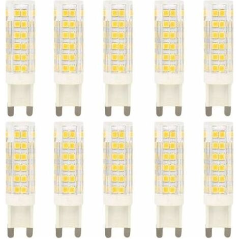 10X G9 Ampoule LED 7W Ampoule Lampe 76 SMD 2835LEDs Haute Illumination 700LM LED Bulb Blanc Chaud 3000K Remplace les Ampoules Halogènes de 70W AC220-240V [Classe énergétique A+] (1/4)