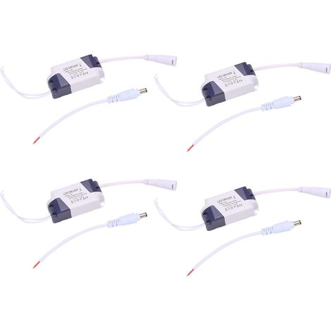 Lot de 4 transformateurs constants 4-7 W LED Driver Bloc d'alimentation DC12-24 V (1/5)