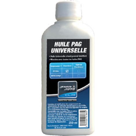 Huile PAG universelle R134a SMB Autoclim 250ml