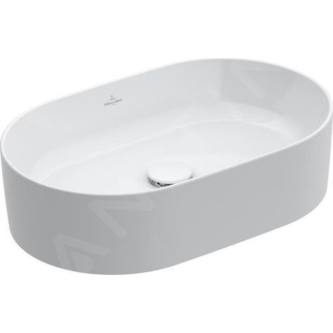 Villeroy & Boch Collaro - Vasque, 56x36 cm, CeramicPlus, Stone White 4A1956RW (1/5)