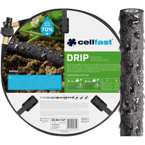 Gartenschlauch 22,5 m Tropfbewässerung, kondensierend, Tropfschlauch 1/2" Cellfast (1/2)
