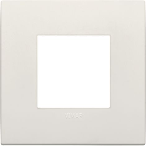 Placca Classic 2M avorio scatola rotonda Vimar Arkè 19642.73