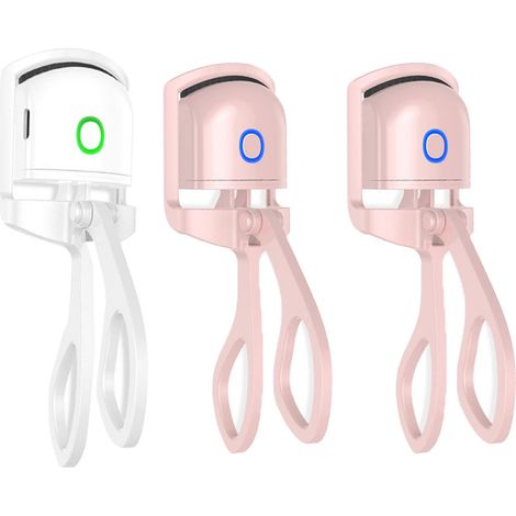 Fer à Friser Cils Électrique - Chauffage Rapide 35s - 2 Modes Température 65°C 85°C - Pour Usage Domestique Et Voyage - Lot De 3 (1/5)