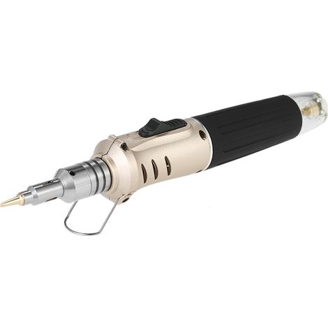Soldador de butano profesional tipo bolígrafo 10 en 1, kit de soldadura de 26 ml HS-1115K (1/2)