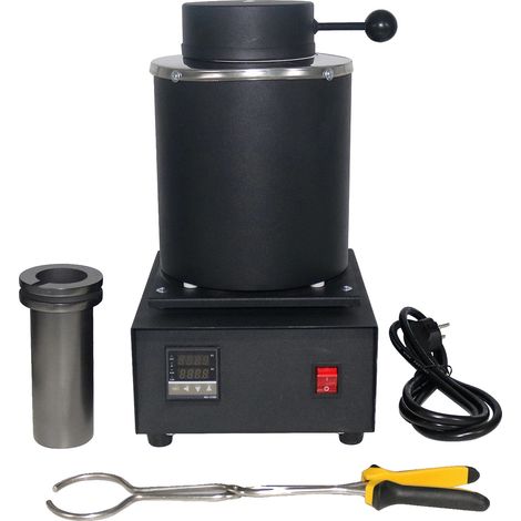 Fours à or électrique, contrôle numérique, capacité de 2KG, 220V- Noir (1/2)
