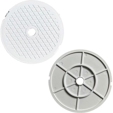 Pièce de rechange de couvercle blanc durable, compatible avec le couvercle de skimmer de piscine rond SPX1096, disponible en plusieurs couleurs. (1/4)