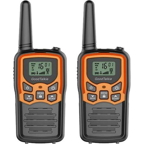 -Talkie-walkie Talkie-walkie longue portée Randonnée Camping Home Talkie-walkie (Pack de 2 orange) (1/4)