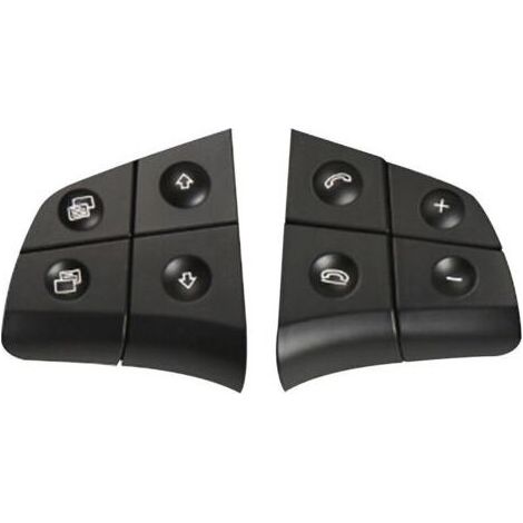 Remplacement du bouton de commande au volant pour Mercedes Benz W164 W245 W251 Ml Gl Br Class, noir, 4 boutons (1/4)