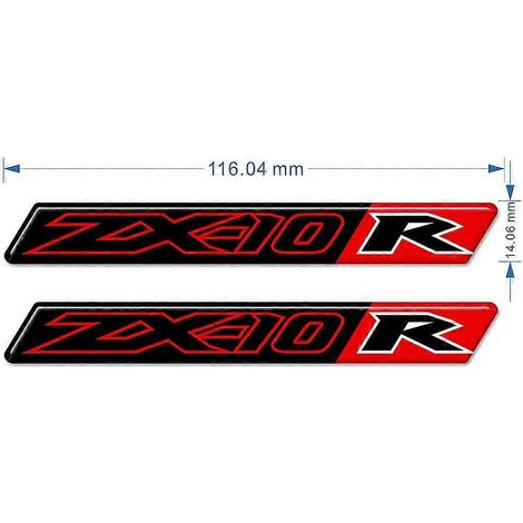 Emblème, logo et protection de réservoir pour Kawasaki Ninja ZX-10R (2018-2020) - Rouge (1/5)