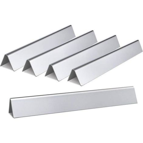 Diffuseur Chaleur Barbecue Gaz Plaque 7620 Pièces Détachées Acier Inoxydable Accessoire pour Weber Genesis E310 E320 E330 EP310 (1/4)