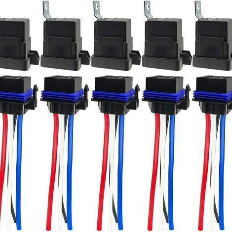 Waterproof integrated automotive relay 40 A 12 V – 1 A/1 C (5-pack) 80 A 80 A – 12 V four-pole relay (5-pack) 40 A/80 A--DTEKGAZ