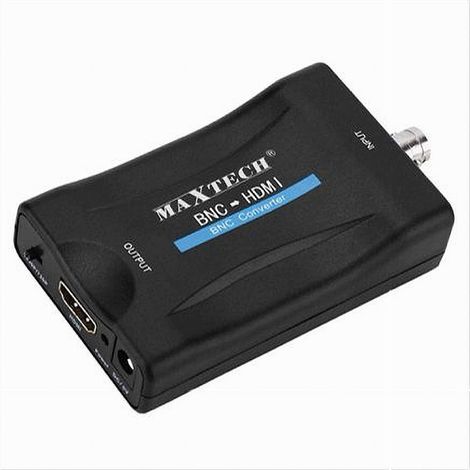 MaxTech - Convertitore Video Bnc Ad Hdmi Adattatore Full Hd Ultra 4k 1080p Pc Tv Cbn-hdmi - (1/4)