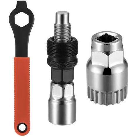 Extracteur de Manivelle de Vélo, Extracteur de Manivelle de Pédalier de Vélo, Demonte Pedalier Velo Trousse de Réparation, Outil D'extraction de Manivelle, Extracteur de Pédalier de Vélo, 3 Pi (1/5)