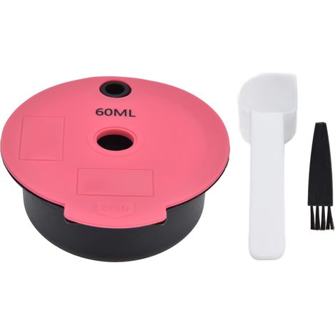Capsule Rechargeable Rose pour Machine à Café Type CTPM12, Filtre Réutilisable 60ml (1/5)