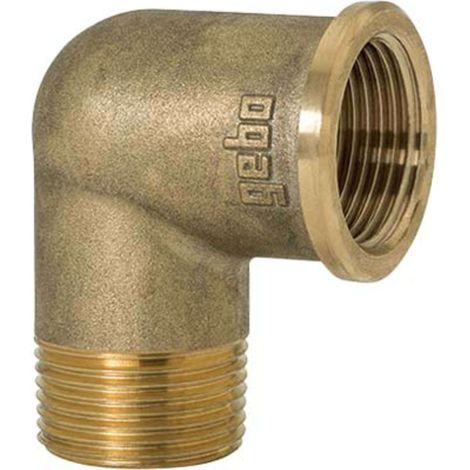 GOMITO MF OTTONE 92 GEBO - 1/2MF - 10 pezzi
