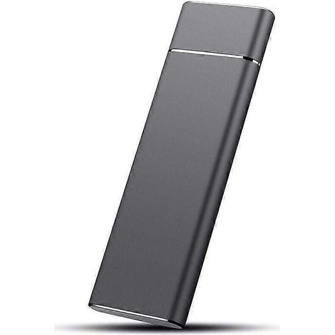 Adaptateur de boîtier SSD M.2 NGFF USB 3.1 Type-C (5 Gbit/s), boîtier de disque SSD M.2 à interface SATA externe (non compatible avec NVMe ou PCIe) (1/5)