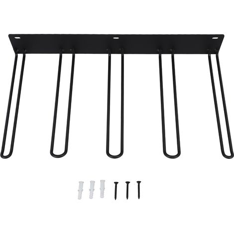 Étagère à Bottes Murale Acier Carbone Robuste Antirouille Support Chaussures Hautes Entrée Placard Organisateur Gain de Place (1/5)