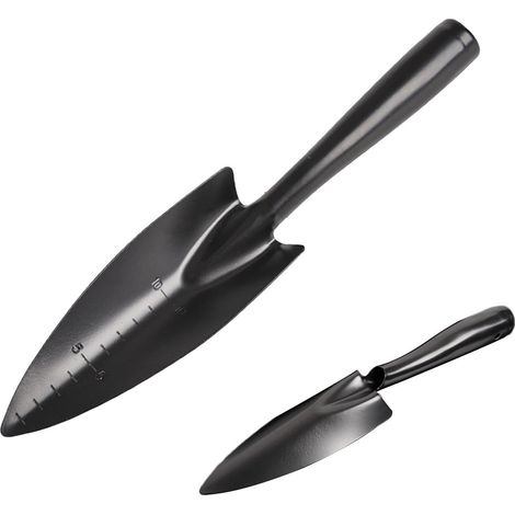 Pelles de jardin, bêches, seaux de plage Outils de jardin en métal durable, bêche, bêche à main avec poignée ergonomique (1/5)