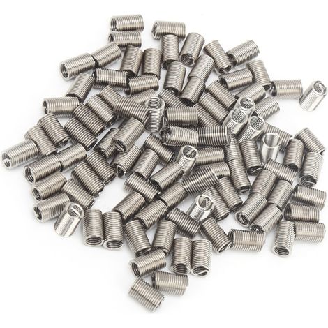 Kit de réparation de 100 inserts filetés, gaines de protection pour câbles, visserie M5x0,8x3D (1/5)