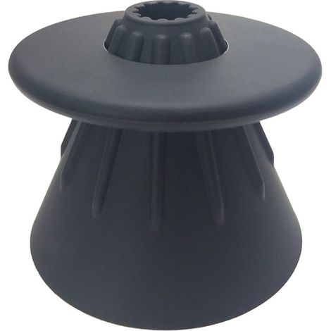 Filtre à café en silicone alimentaire, entonnoir conique avec bague d'isolation, noir, pour maison (1/5)
