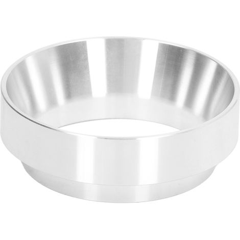 Dosierring für Siebträger mit magnetischem Dosiertrichter aus Edelstahl für Kaffeepulver, geeignet für den privaten Gebrauch, silberfarben, 58 mm / 2,3 Zoll (1/5)