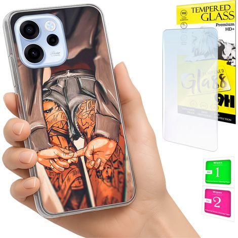 Funda para Oppo Reno 15F / 15F FS con cubierta para foto, tapa trasera y cristal 9H. (1/5)
