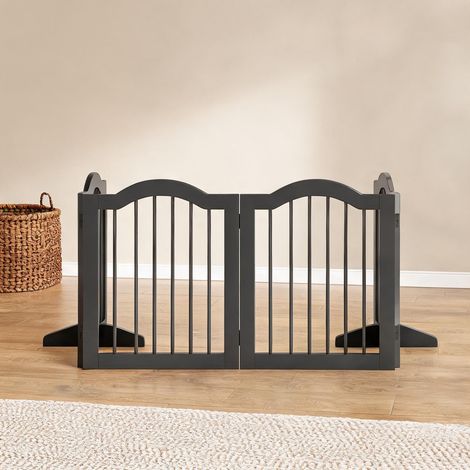 Enclos pour chat schwarz en mDF Massivholz 208 x 29,5 x 61 cm (1/5)