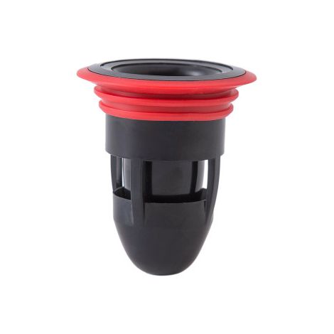 Geruchsabweisender, desodorierender Einsatz für Abflüsse, Toiletten, Badezimmer, Insektenschutz, Abflussabdeckung (schwarz) (1/3)