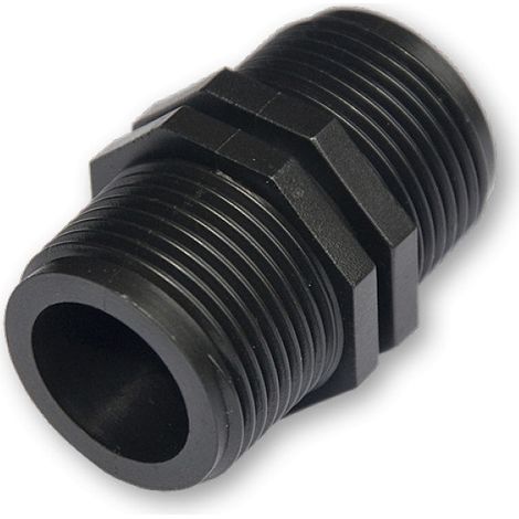 Raccord de jonction fileté polypropylène Mâle/Mâle 1" (26/34) (Lot de 5)