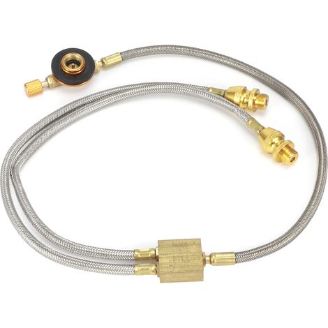 G1/8 DN6 Brenneradapter-Schlauch, Outdoor-Schlauchadapter für Doppel-Campingkocher (RT‑912A) (1/5)