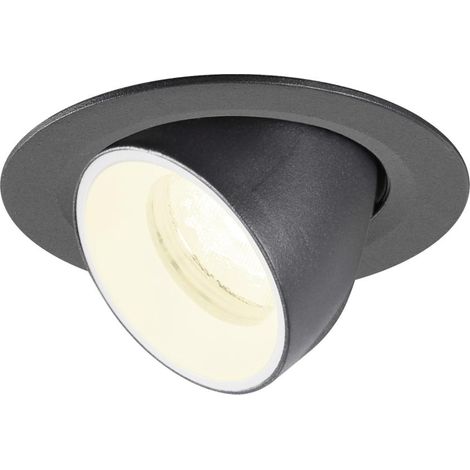 Spot encastré NUMINOS® GIMBLE XS 4000 K 40° IP20 rond noir / blanc - SLV - 1010066