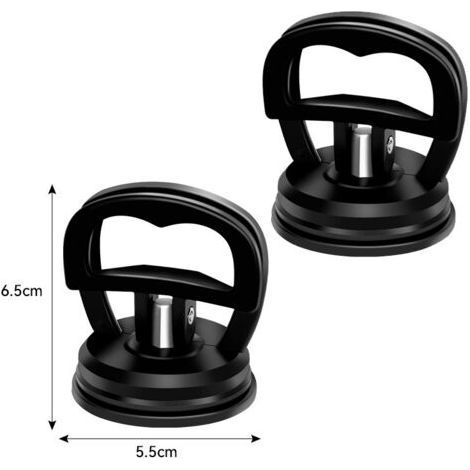 Extracteur de bosses de voiture, artefact de réparation de bosses de voiture, ventouse de porte de voiture, outil d'aspiration de fosse sans trace, extracteur d'aspiration, 2 paquets (1/4)
