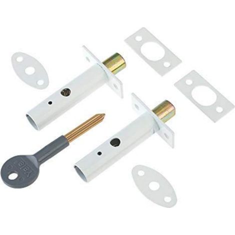 Yale YALP2PM444WE Blocco di Sicurezza, Bianco, Confezione da 2 (1/2)