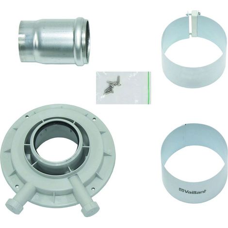 Vaillant Geräteanschlussstück Brennwert für Luft-/Abgasführung 63/96 mm, 303913 (1/2)