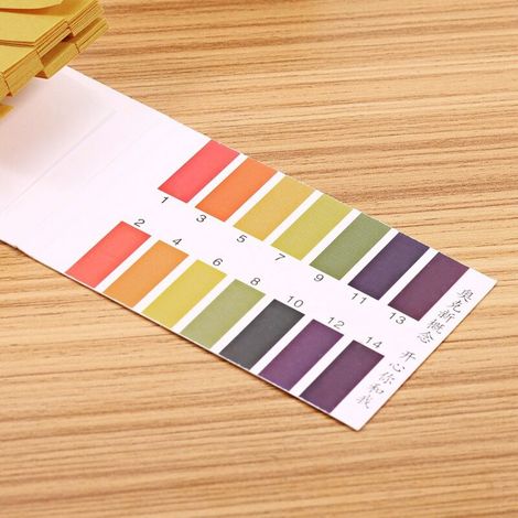 WALRONT pH-Papier 1-14, 80 Teststreifen für Säure-/Basenmessungen, Wasseranalyse-Set