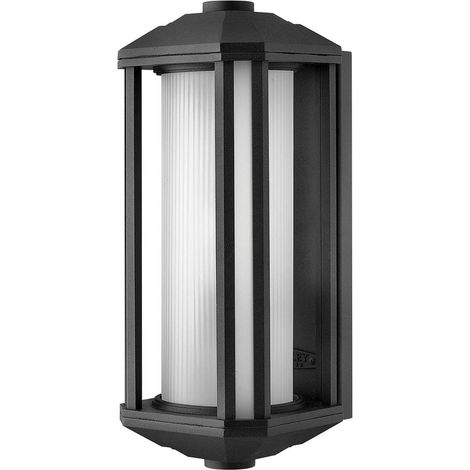 Castelle Hinkley Outdoor 1 Light Medium Wandlaterne Schwarz IP44 (1/5)