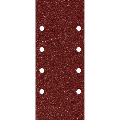 Ricambi di carta vetrata con velcro 93x228 mm con fori grana 40 (10 pezzi)