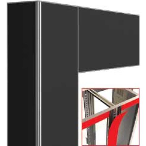 Déco jonction 2x 216 litres noir mat -magnétique - Diamond