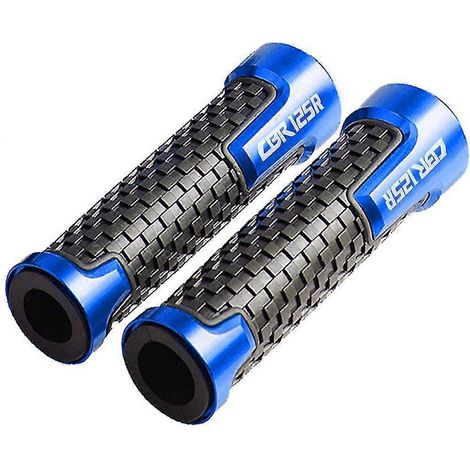 Accessoires moto pour Honda CBR125R (2004-2010, 2009) : leviers de frein et d'embrayage pliables et extensibles, poignées bleues (1/5)