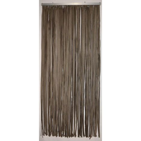 Rideau portières LIMA 90 x200 cm gris (1/3)