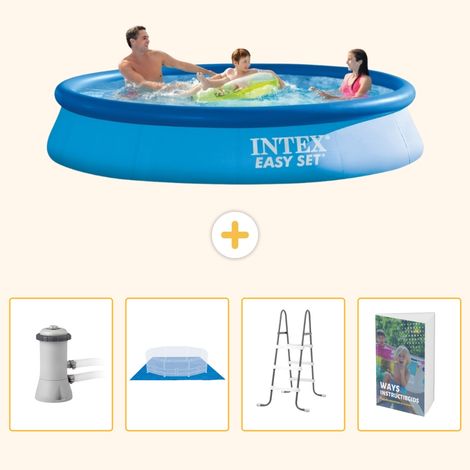 Intex Piscine Easy Set Ronde - 366x76 cm - 5-pièces SCB106 (1/5)